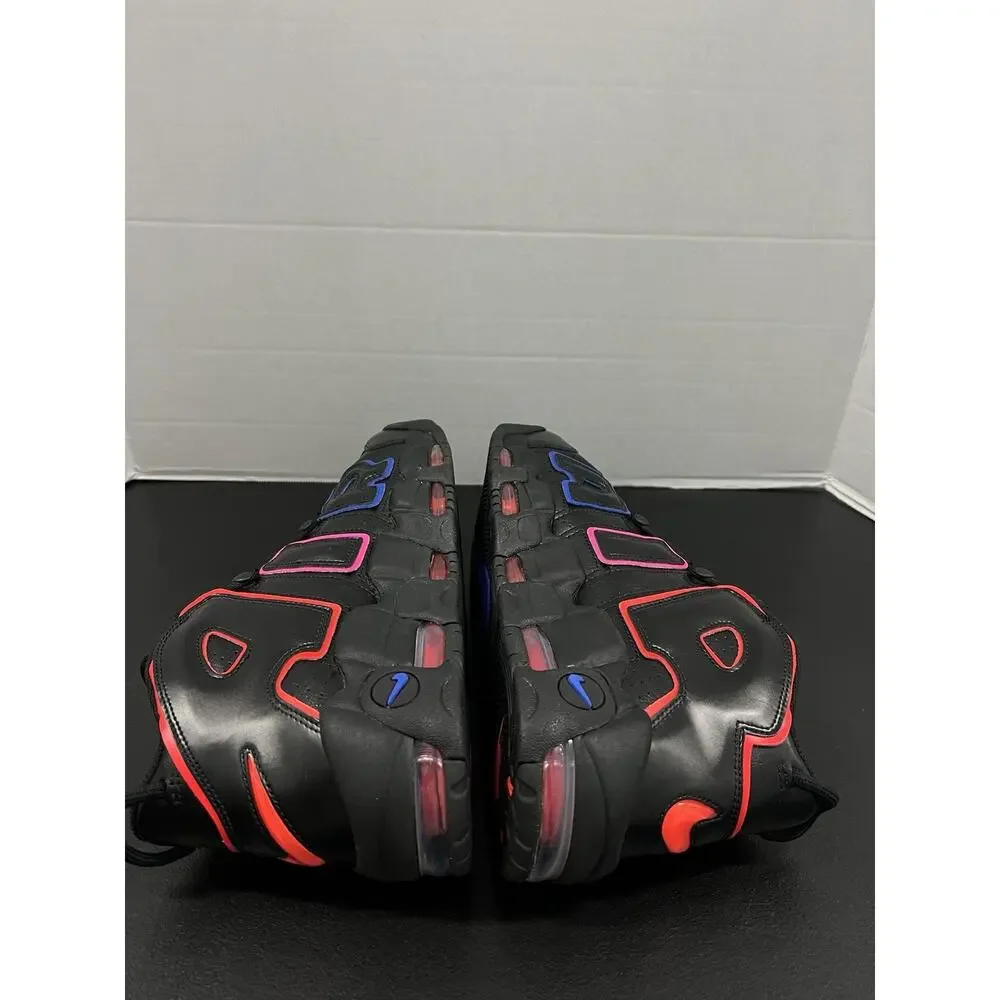 Nike Air More Uptempo Electric FD0729 001 Size 10.5 Black Blue Red Pink Pippen